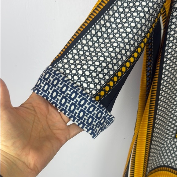 Zara Geometric Print Women's Tunic Dress with Pockets Size XL - Picture 5 of 12